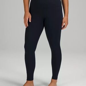 Lululemon Wunder Under High-Rise 28" True Navy Size 4 *FLAW*